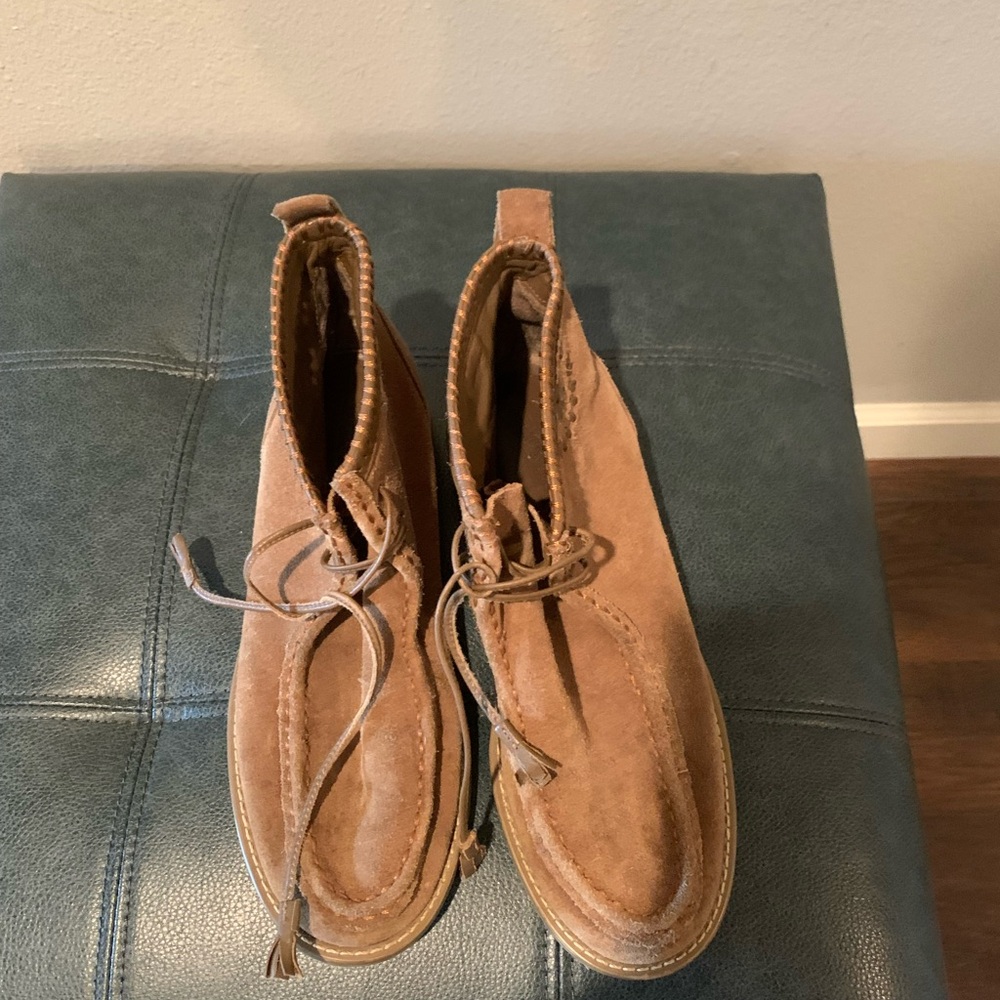 Jack Rogers Suede Men Ankle Style Boots sz 8.5